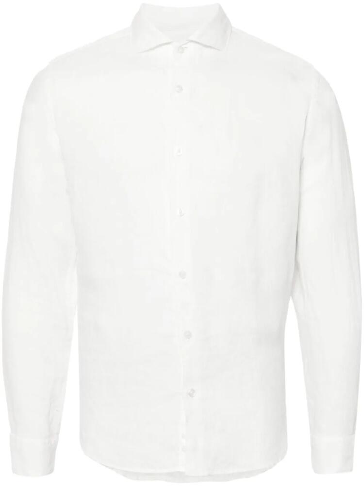 Altea long-sleeve linen shirt - White Cover