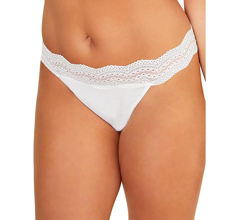 Cosabella Ceylon Lace Trim Low Rise Thong Cover