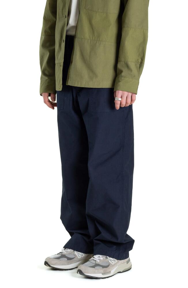 STAN RAY K Straight Leg Pants in Navy Ripstop Cover