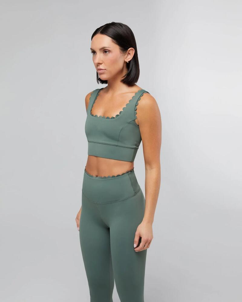 IVL Collective SCALLOP BRA in Deep Sage Cover