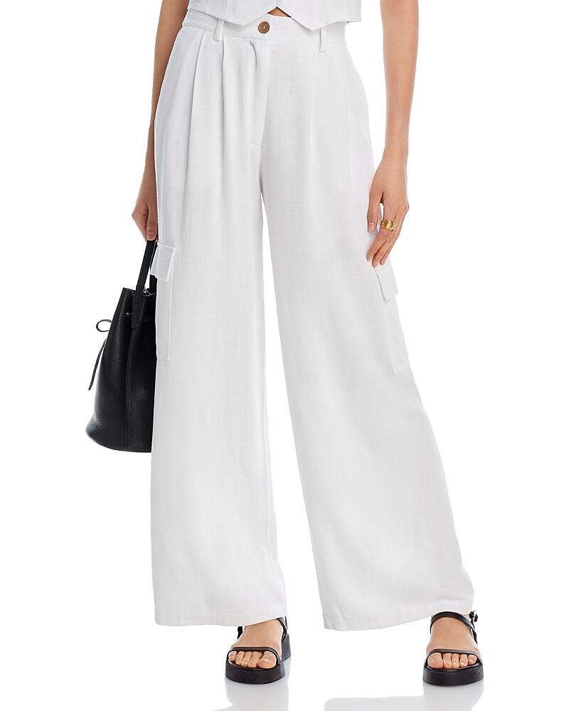 Aqua Cargo Wide Leg Pants - Exclusive Cover