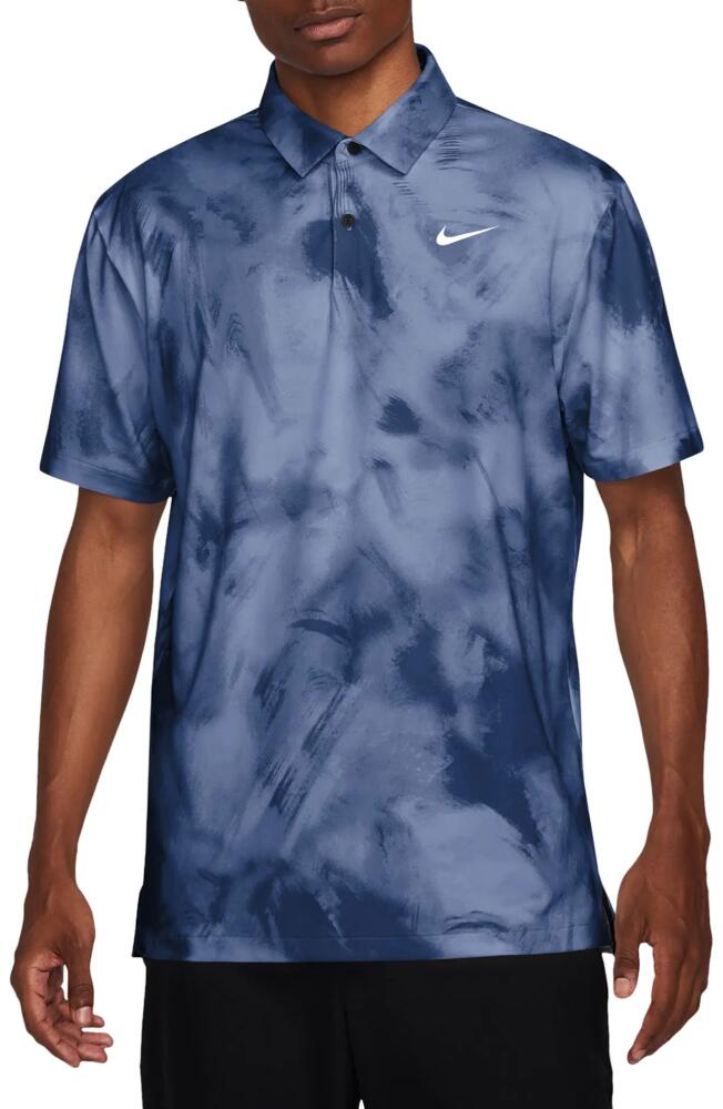 Nike Golf Dri-FIT Stretch Golf Polo in Obsidian/White Cover