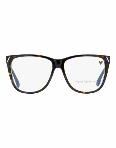 Victoria Beckham Victoria Beckham Square Vb2636 Eyeglasses Woman Eyeglass frame Brown Acetate, Metal Cover