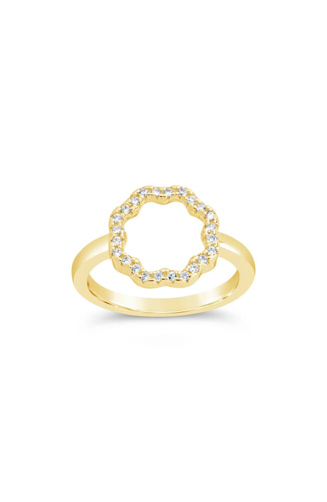 Sterling Forever Marisole Cubic Zirconia Ring in Gold Cover