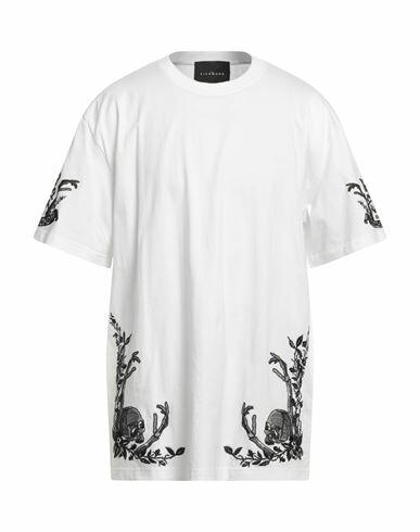 John Richmond Man T-shirt White Cotton Cover