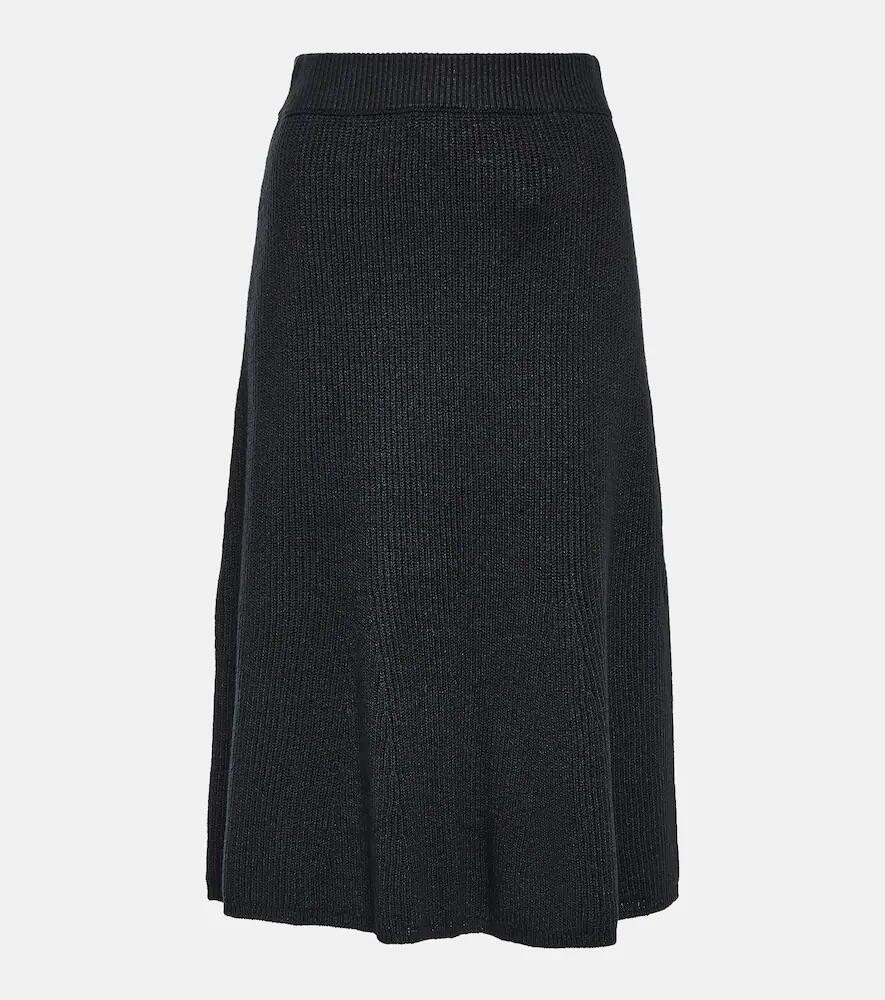 Joseph Ribbed-knit midi skirt Cover