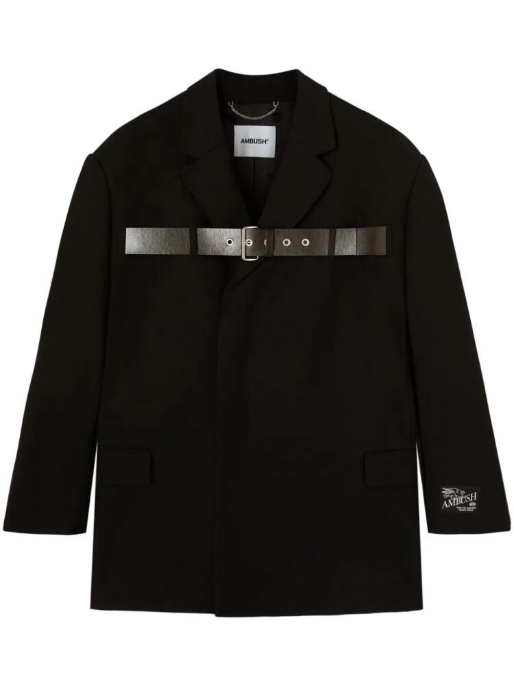 AMBUSH belted single-breasted blazer - Black Cover