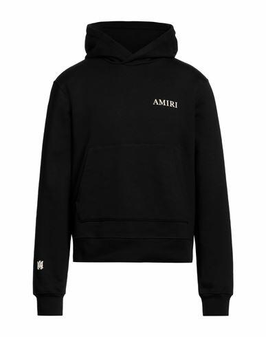 Amiri Man Sweatshirt Black Cotton Cover