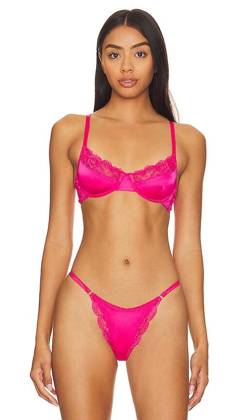 KAT THE LABEL Bowie Underwire Bra in Fuchsia Cover