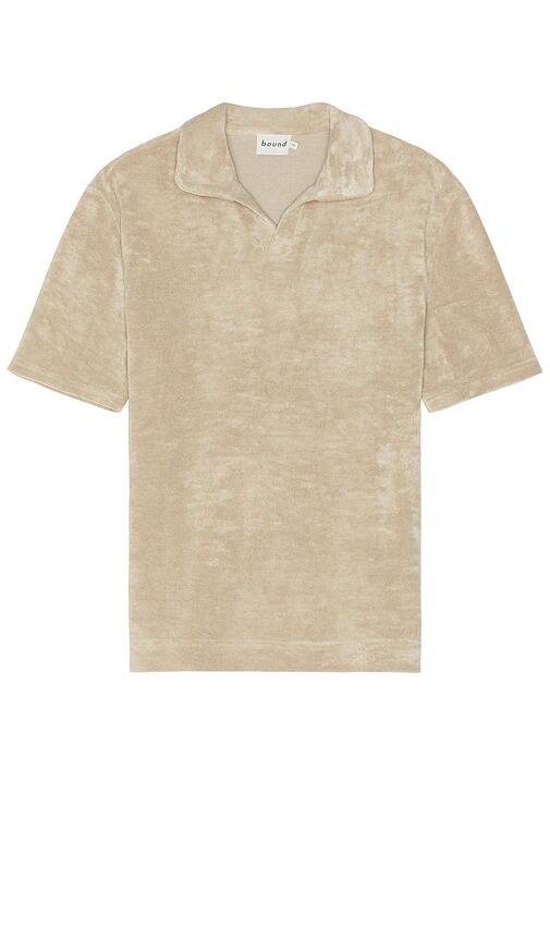 Bound Bradley Terry Towel Polo in Brown Cover