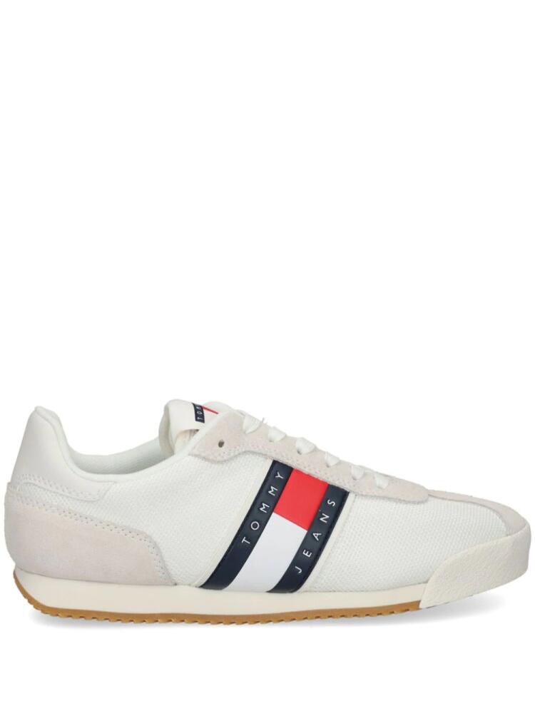 Tommy Jeans flag logo sneakers - White Cover