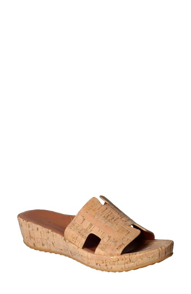 L'Amour des Pieds Catiana Platform Sandal in Natural/Gold Cover