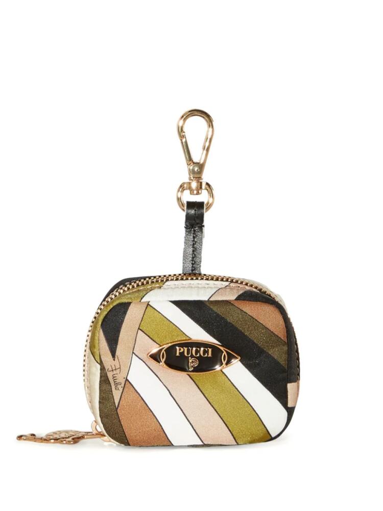 PUCCI Iride-print AirPods case - Green Cover