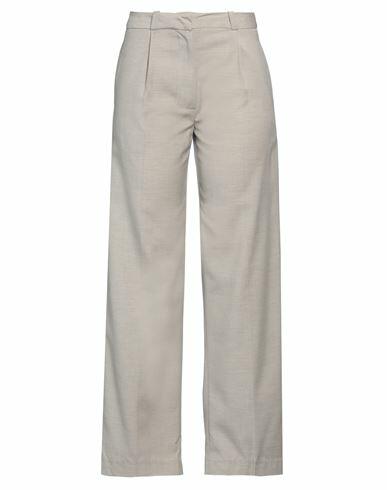 Low Classic Woman Pants Beige Polyester, Rayon, Wool Cover