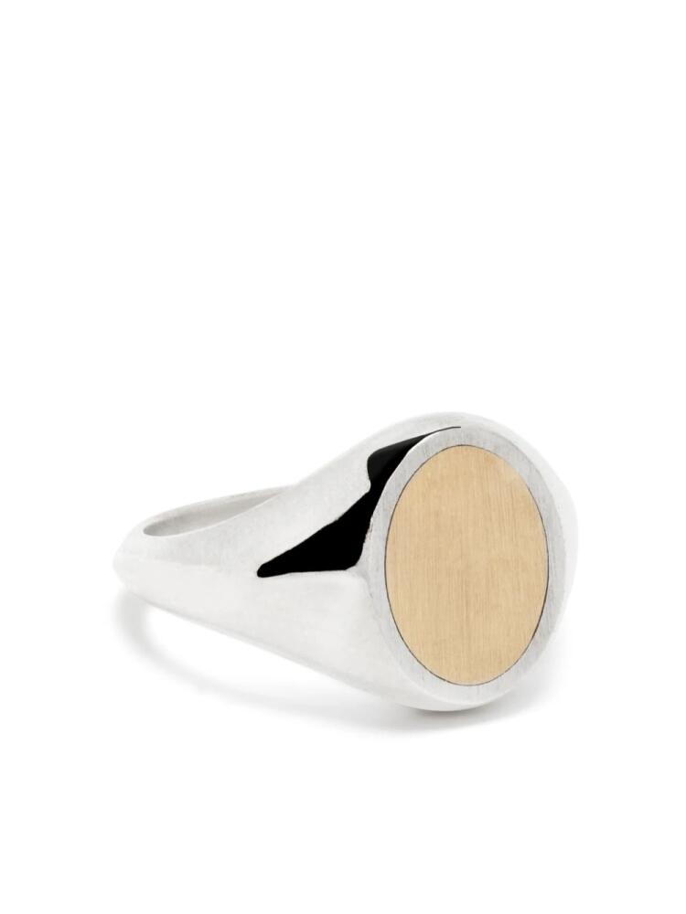 MAOR Meek oval ring - Silver Cover