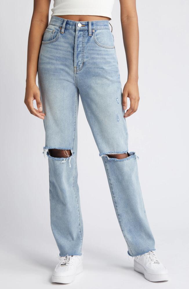 PacSun Ripped High Waist Dad Jeans in Paella Cover