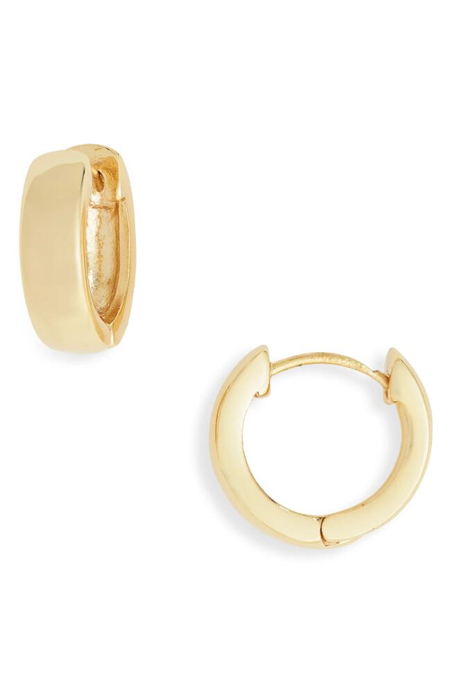 Nordstrom Demi Fine Huggie Earrings in 14K Gold Plated Cover