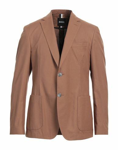 Boss Man Blazer Camel Cotton, Elastane Cover