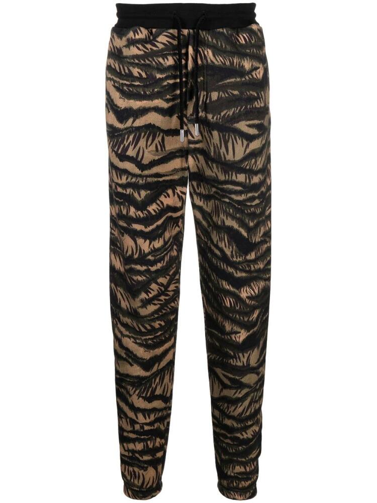 Roberto Cavalli animal-print track pants - Neutrals Cover