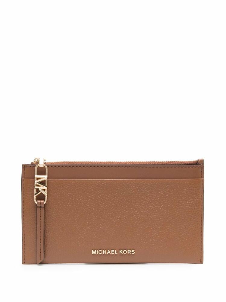 Michael Michael Kors LG leather cardholder - Brown Cover