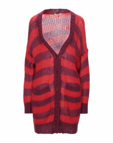 Twinset Woman Cardigan Red Polyamide, Mohair wool, Wool Cover