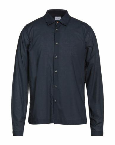 Sseinse Man Shirt Midnight blue Cotton Cover