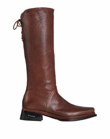 Malloni Woman Boot Brown Soft Leather Cover