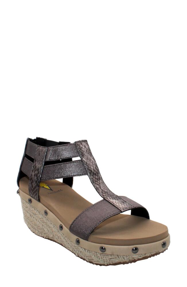 Volatile Zayanta Wedge Sandal in Pewter Cover