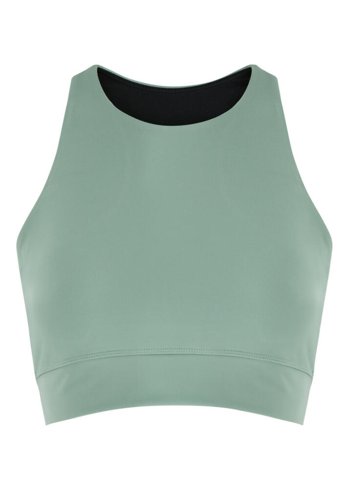 Varley FreeSoft Bea Stretch-jersey bra top - Sage Cover