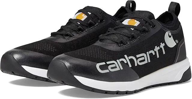 Carhartt Force 3 SD Soft Toe Work Shoe (Black Textile/White) Men's Shoes Cover