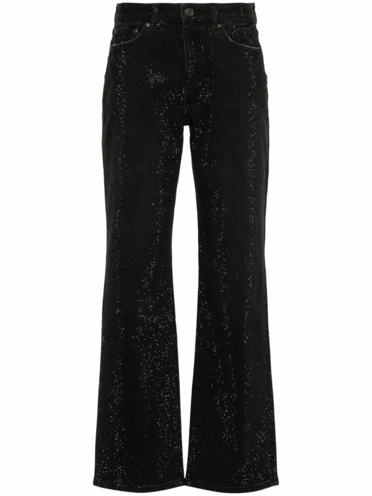 Purple Brand crystal-embellished jeans - Black Cover