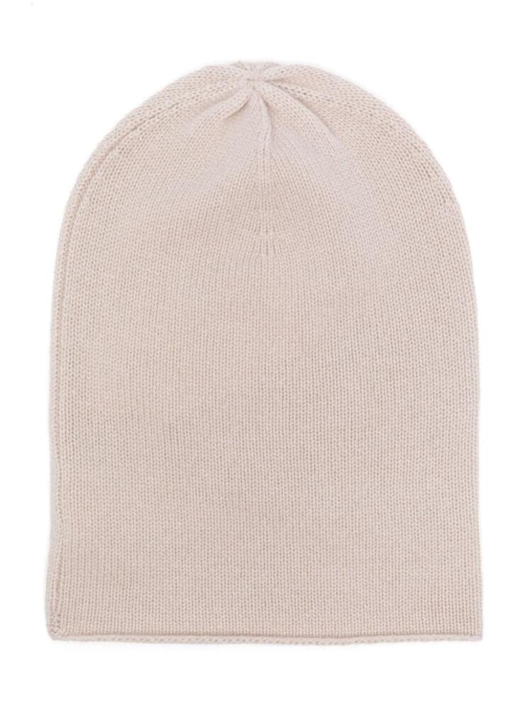 Allude cashmere beanie hat - Neutrals Cover