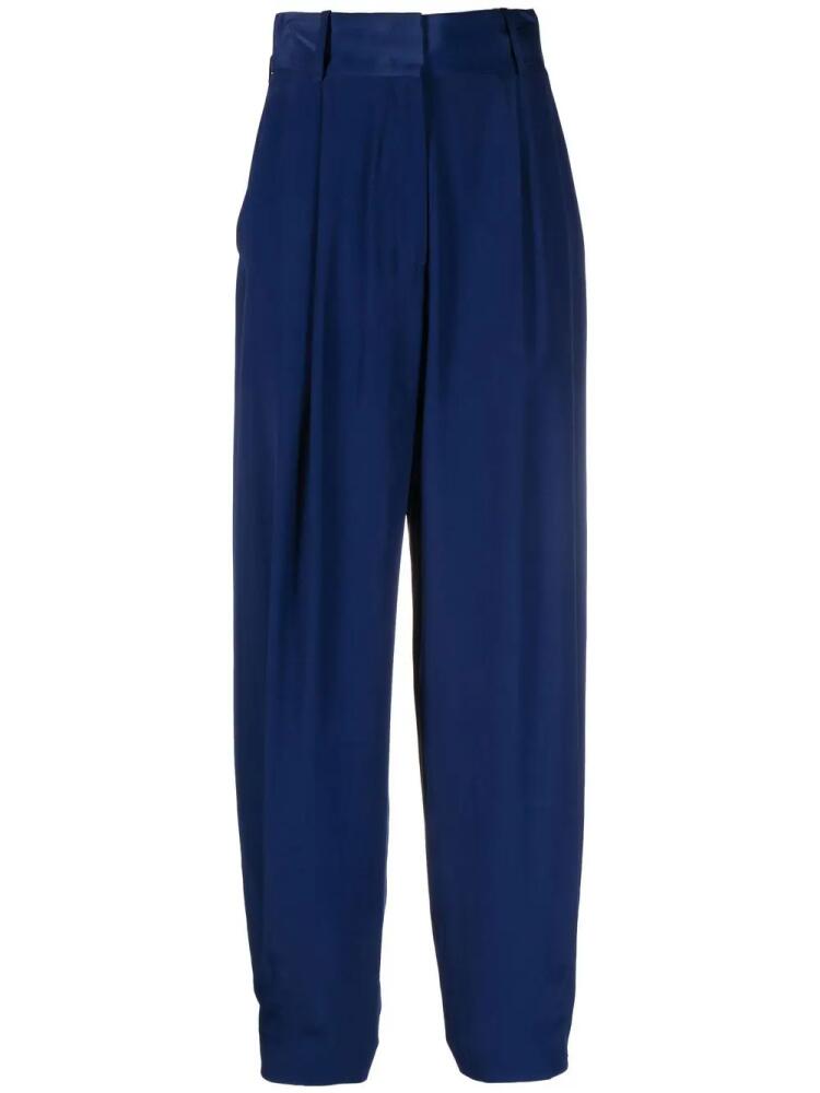 Rochas high-waisted balloon trousers - Blue Cover