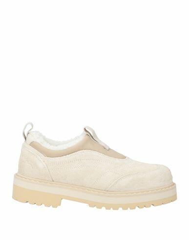 Diemme Woman Loafers Beige Leather, Shearling Cover