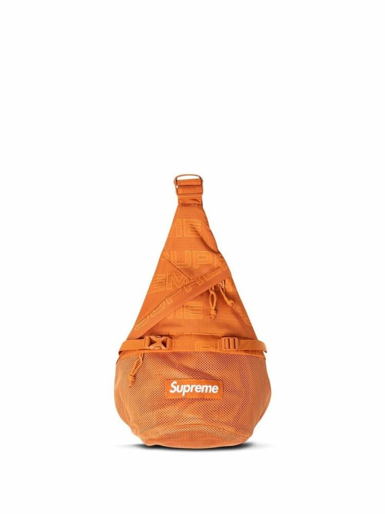 Supreme Sling logo-patch bag - Orange Cover