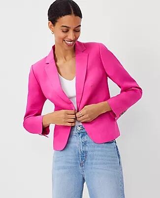 Ann Taylor The Newbury Blazer in Linen Blend Cover