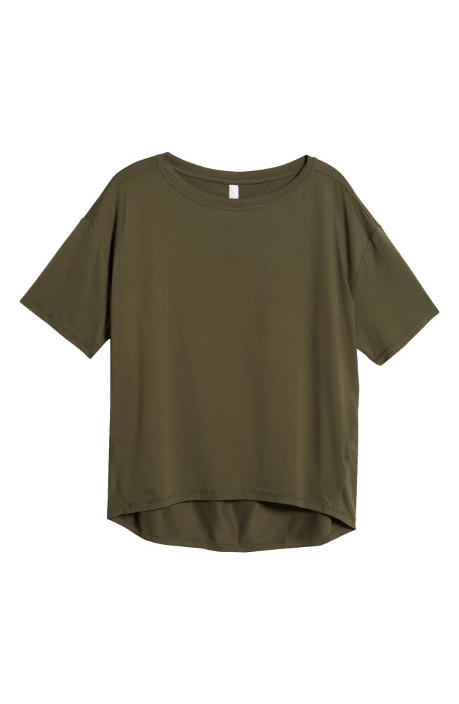 zella Equilibrium Cocoon T-Shirt in Olive Night Cover