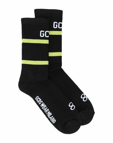 Gcds Man Socks & Hosiery Black Cotton, Polyamide, Elastane Cover