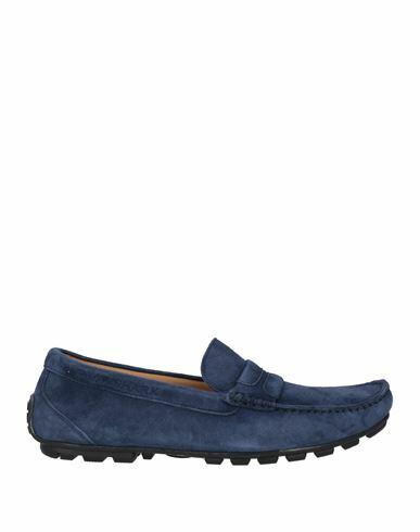 Paul & Shark Man Loafers Navy blue Leather Cover