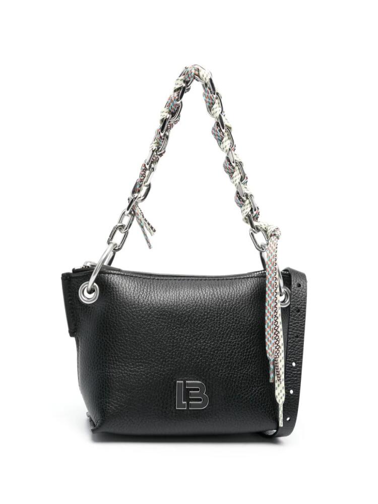 Bimba y Lola small Trapezium leather crossbody bag - Black Cover