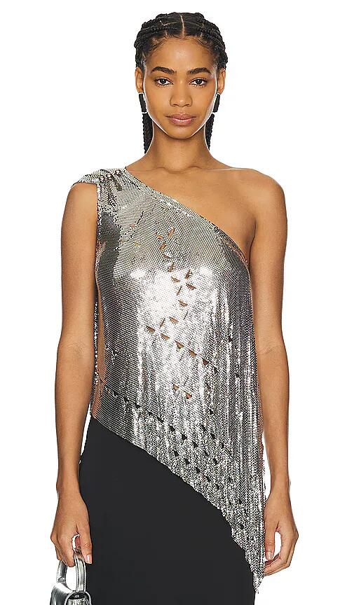 Nue Studio Moonlight Top in Metallic Silver Cover