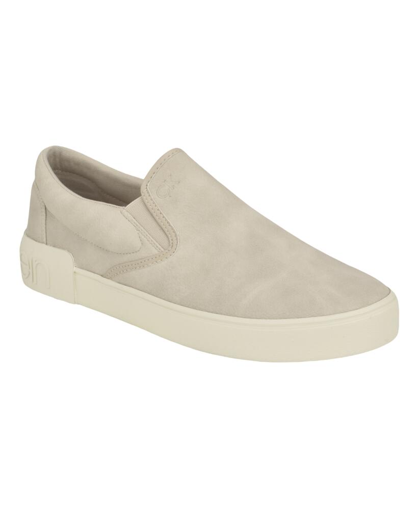 Calvin Klein Men's Ryor Casual Slip-On Sneakers - Beige Cover