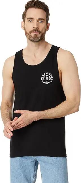 Volcom Tennon Tank (Black) Men's Clothing Cover