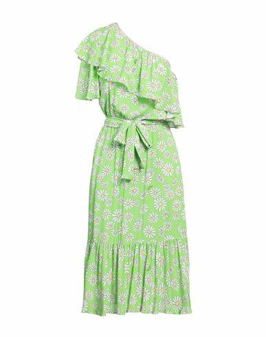 Boutique Moschino Woman Midi dress Acid green Viscose Cover