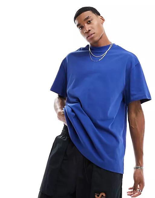 Weekday Great oversized T-shirt in blue Cover