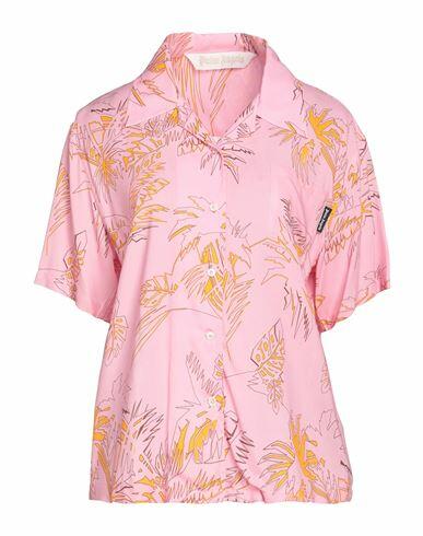 Palm Angels Woman Shirt Pink Viscose, Polyester Cover