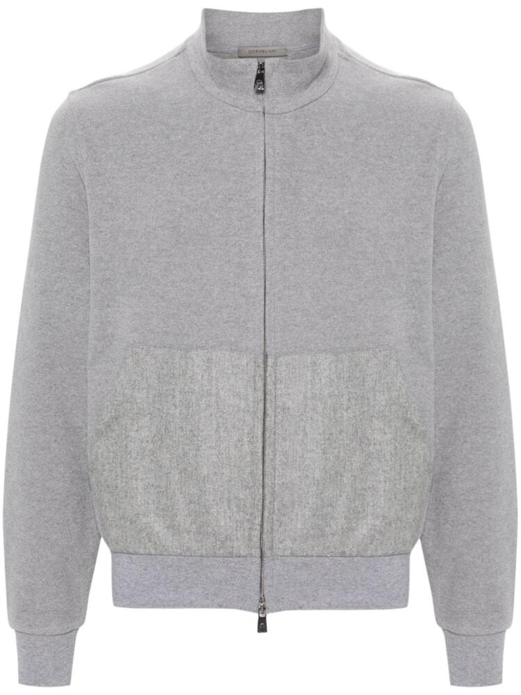 Corneliani zip-up knitted cardigan - Grey Cover