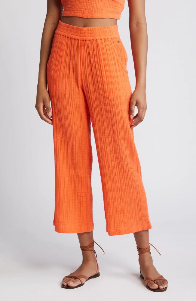 Rip Curl Premium Surf Cotton Beach Pants in Bright Orange Cover