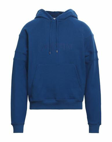 Saint Laurent Man Sweatshirt Blue Cotton, Polyester, Elastane Cover