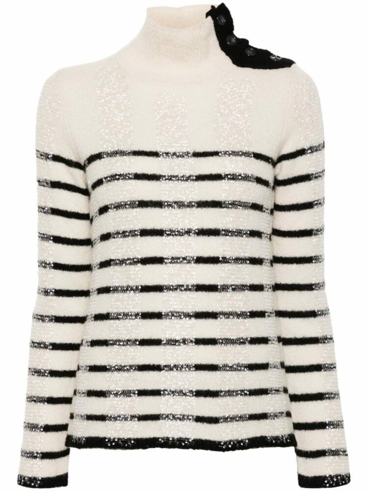 Aviù striped sweater - Neutrals Cover